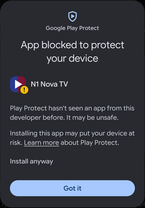 Play Protect dozvola